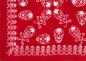 Preview: Nickituch Pirat rot, 53 x 53 cm