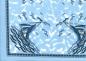 Preview: Nickituch Segelschiff hellblau, 53 x 53 cm