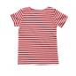 Preview: Ringelshirt Michel Kurzarm rot/weiß gestreift für Kinder