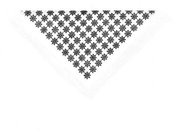 Nickituch Kleines Steuerrad, 53 x 53 cm