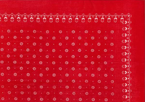 Nickituch Kleine Blume/Herz, 53 x 53 cm