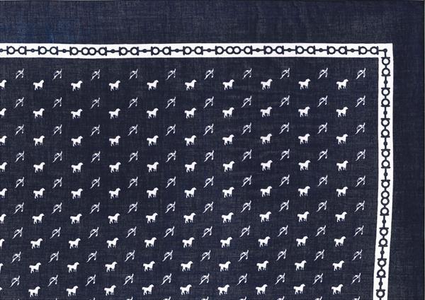Nickituch Kleine Pferde, 53 x 53 cm