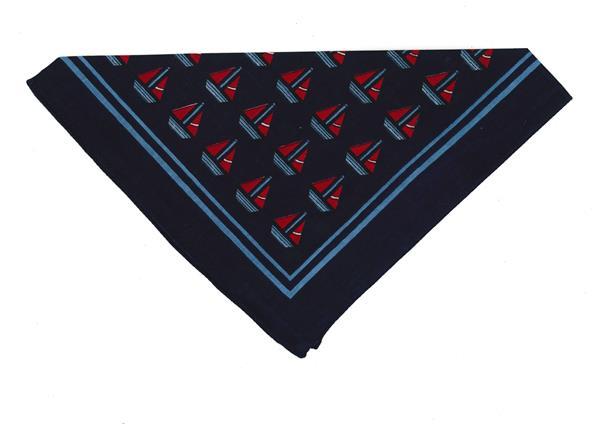 Nickituch Mittleres Segelboot, 53 x 53 cm