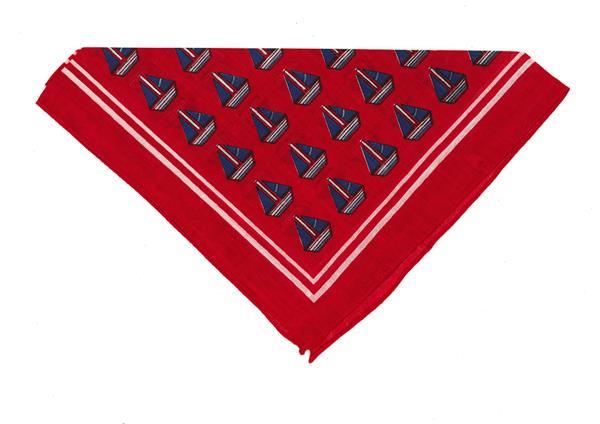 Nickituch Mittleres Segelboot, 53 x 53 cm
