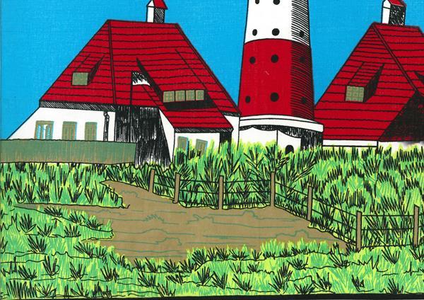 Nickituch Westerhever, 53 x 53 cm