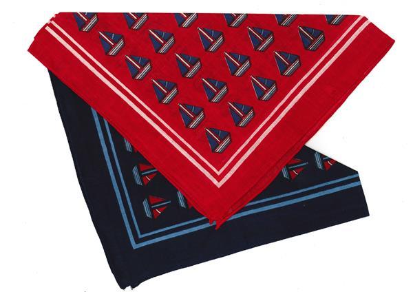 Nickituch Mittleres Segelboot, 53 x 53 cm